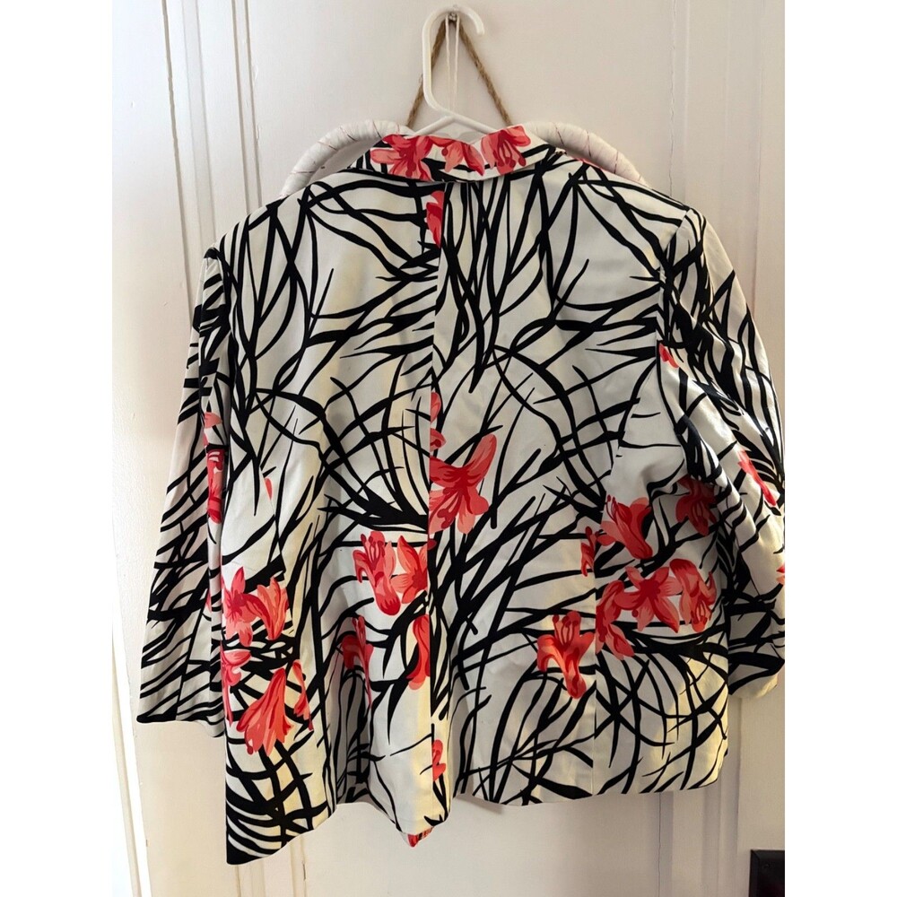 used xl multicolor notation business suit jacket